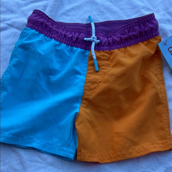 Cat & Jack Kids Two-Tone Shorts - Blue and Orange - Picture 4 of 4